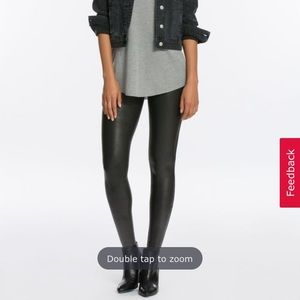 Never worn spanx faux leather leggings